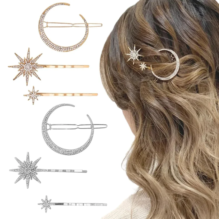 Hair Accessory Hair Clip Jewelry Accessories Women Crystal Side Hair Clip Set