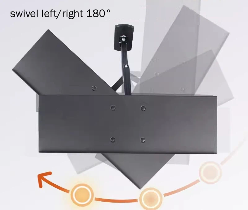 D-MOUNT 600x185mm 200-KYM3 키보드 트레이, 노트북 트레이용 벽걸이형, 롱 풀 모션 틸트 기능 탑재