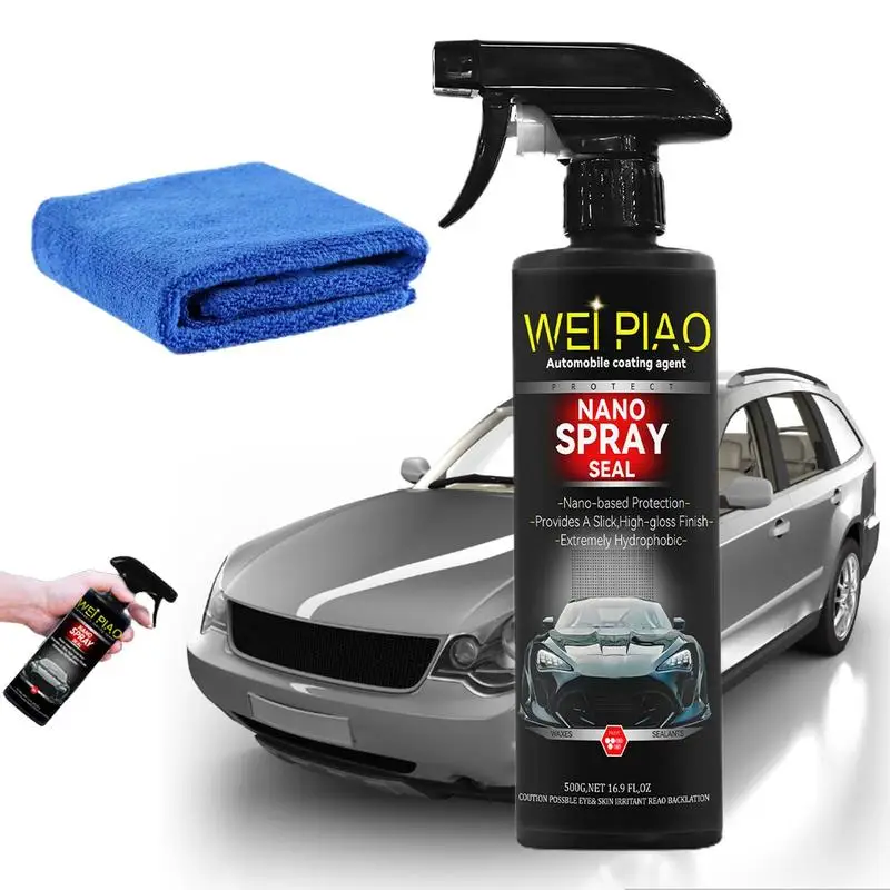 

Seal Coating Spray 500ml Nano Crystal Spray Coating Agent Car Nano Coating Liquid Decontamination Glazing Maintenance Waxing