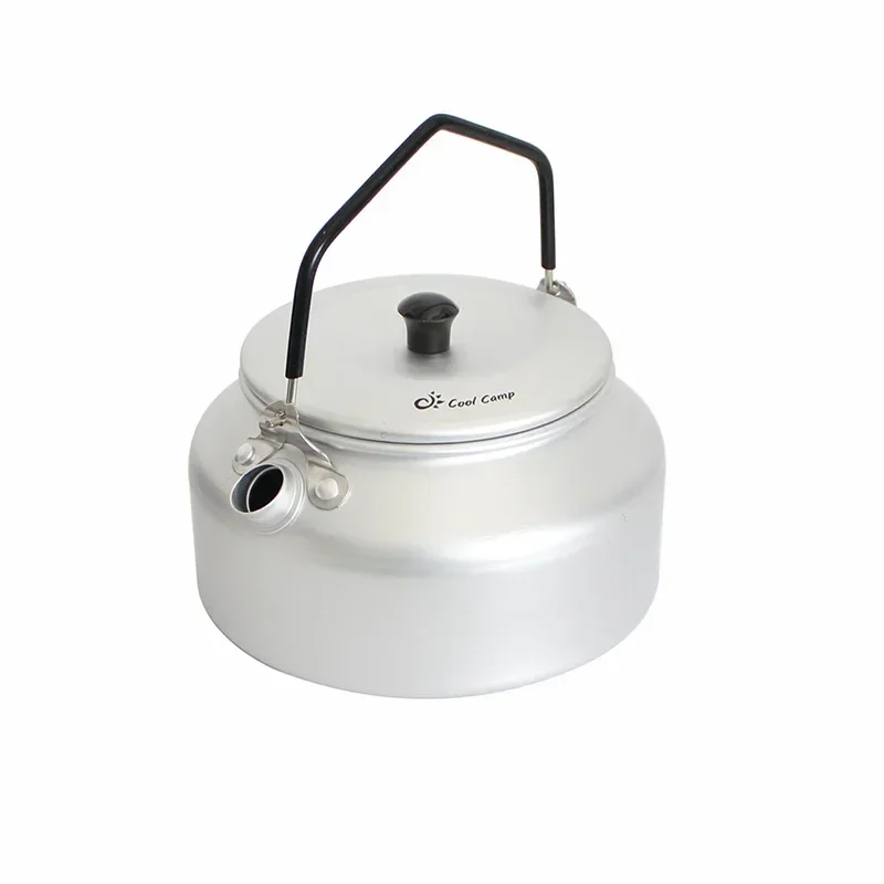 Outdoor Camping Kettle Trips Wild Supplies Ultra-light Aluminum Portable Retro Teapot Camping Kitchen Utensils Cookware Hiking