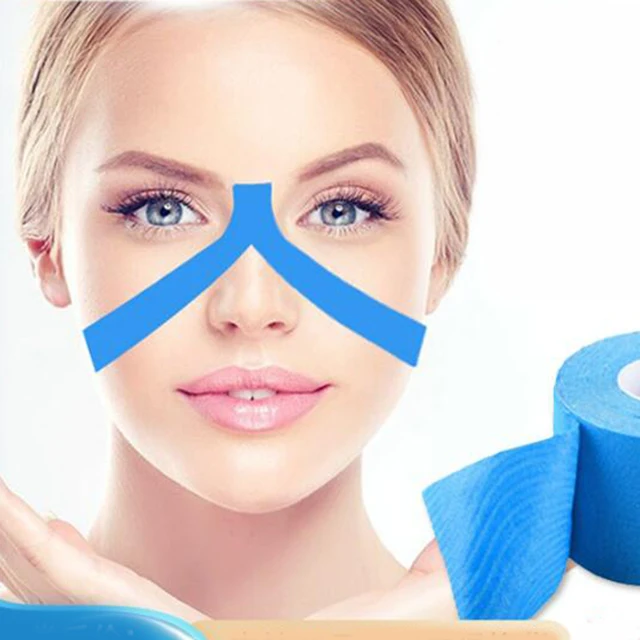 2.5CM*5M Kinesiology Tape For Face V Line Neck Eyes Lifting Wrinkle Remover Sticker Tape Facial Skin Care Tool Bandagem Elastica 2