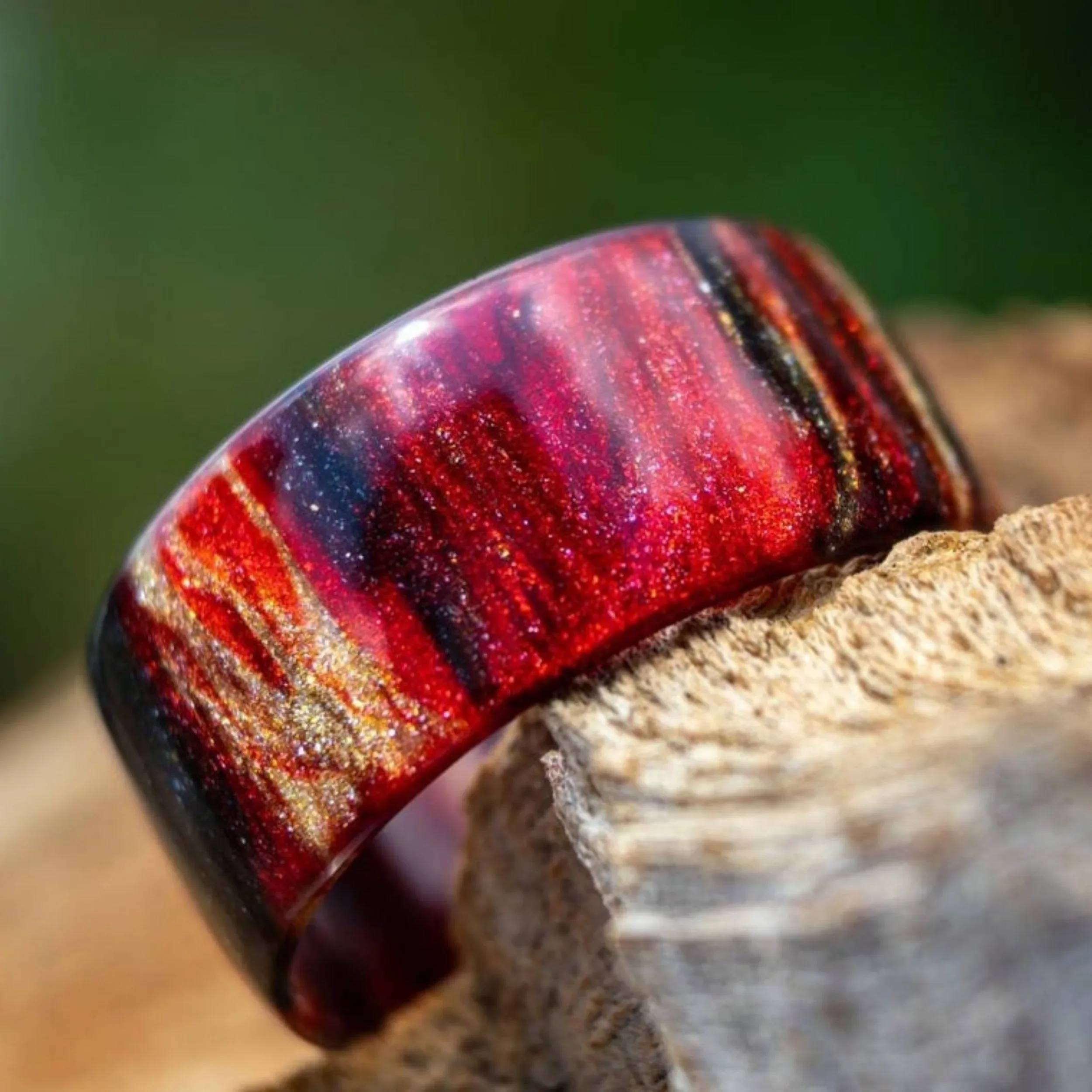 Natural Rainbow Opal Fashion Engagement Ring Men Women Wedding Anniversary Jewelry Gift Resin ring wedding rings finger rings engagement rings couple rings opal rings