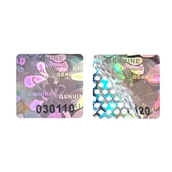 Holographic Tamper - Proof Security Seal Sticker with Serial Number (1.5cm) (1000pcs)