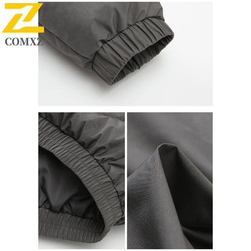 COMXZ 2025 New Men's Cotton Jacket Autumn Winter Korean-Style Trendy Loose Thickened Warm Coat Versatile lightweight windbreaker