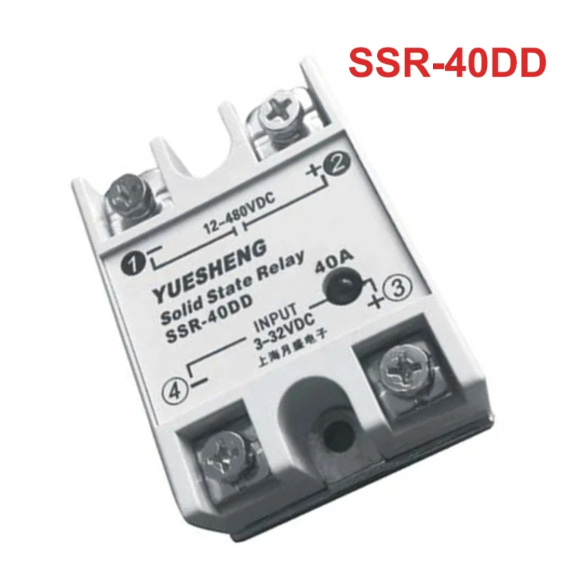 DC Controller DC Solid State Relay SSR-40DD Relay 480V 10A 20A 30A 40A 60A 80A Smooth start of the motor motor soft starter