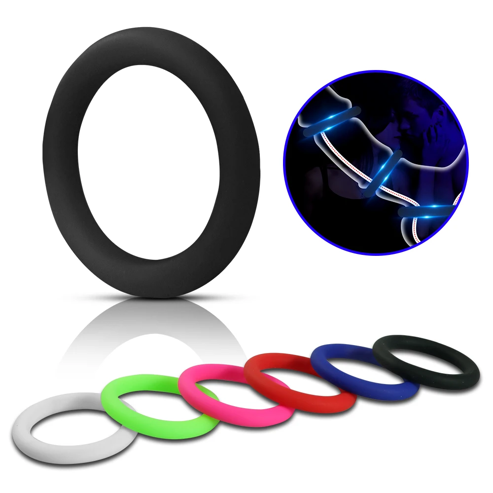 Penis Ring 3 Sizes Male Cock Ring Dildo Penis Ring Delay Ejaculation, Longer Lasting, Adult Male Silicone Cock Sex Toys