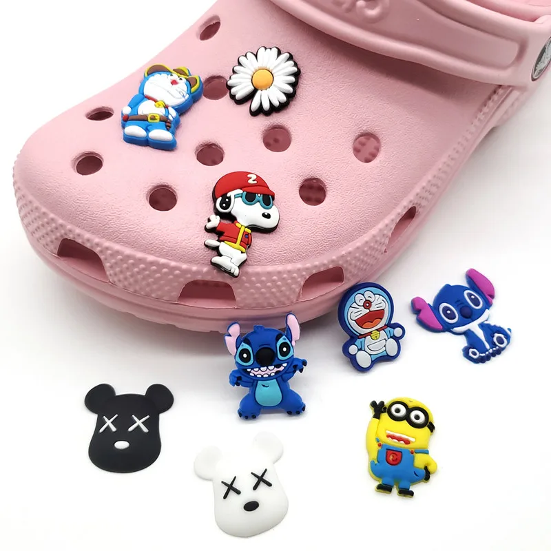1PCS Japanese Famous Anime Cartoon Shoe Charms Backapck Fit Wristbands Decorate Buckle Boys Kids Gift Croc Jibz 2022 |