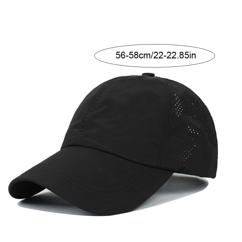 Quick-dry Women Baseball Cap Summer Sports Teenager Girls Ponytail Hat Fashion Woman Sun Hats for Outdoor Travel 5