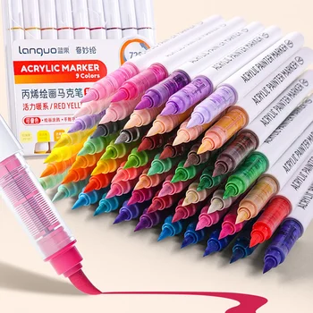 9-Color Acrylic Paint Marker Set 1
