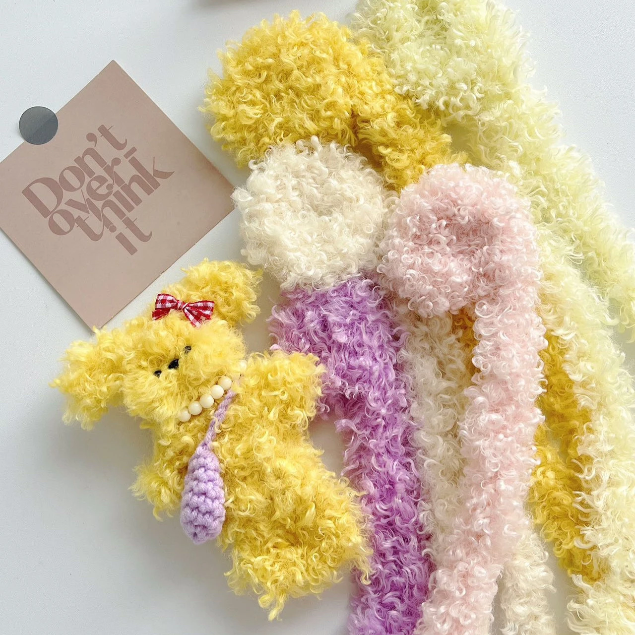 Doll Handmade Accessories Craft Toys 20mm Curly Hair Plush