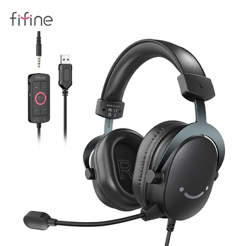 FIFINE Headset, jack & USB Headphone 1