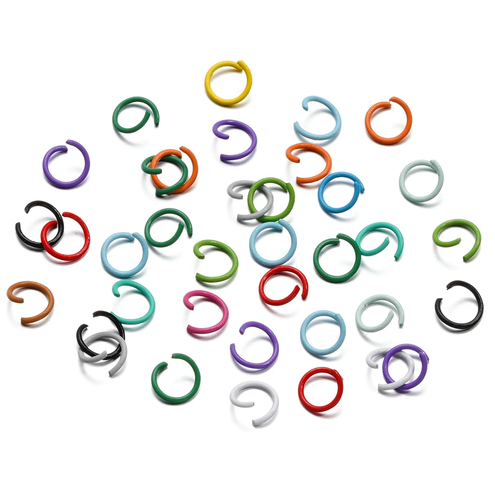 100 Teile/los 1,2x10mm Bunte Offene Binderinge Split Jump Ring Stecker Für Diy Schmuck, Die Entdeckungen Zubehör liefert – Detail 5