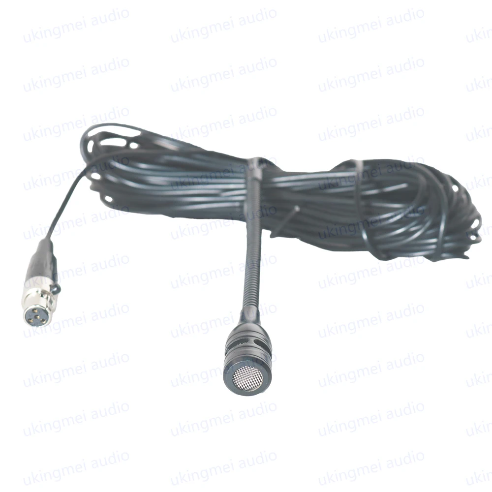 Instrument Microphone for Violin Acoustic Guitar with Scalable Adjustment Clamp Cardioid Microphone TA4F for Shure Transmitter