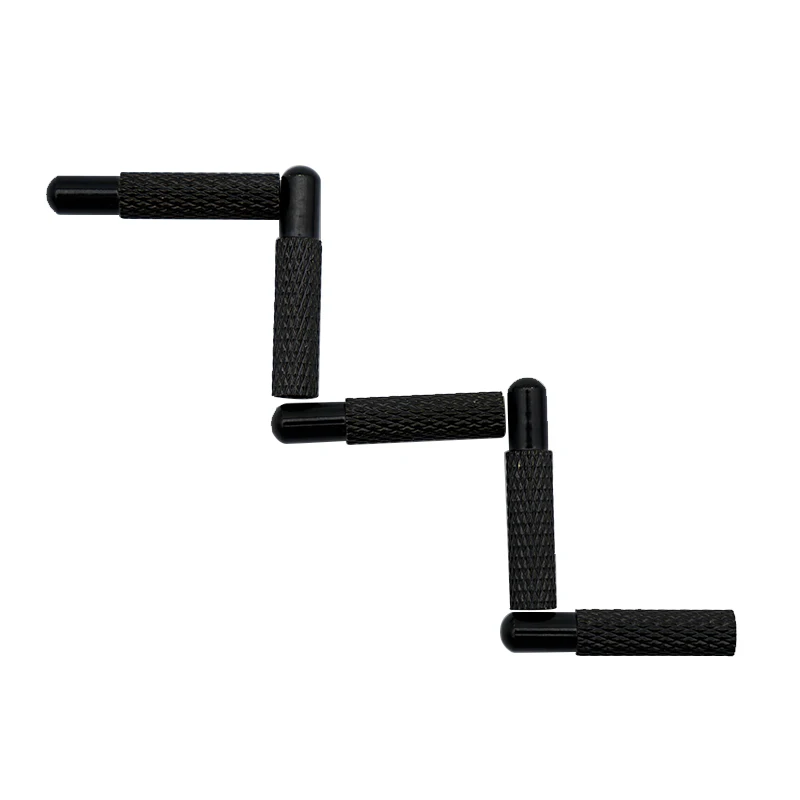Weiou Lace Metal Aglets 25*5MM Athlete Special Fashion Tips Pure Black Lacet Ends Nice Shoelace Accessories 100pcs/pck Wholesale