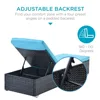 Outdoor Patio Chaise Lounge Chair, with Elegant Reclining Adjustable Backrest, Easy To Assemble, Pool Recliners 4
