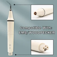 SPTA Dental Equipment For Ultrasonic Scaler Detachable Handpiece  Piezo Scaler Tip Compatible With SATELEC DT E WOODPECK EMS VRN 2
