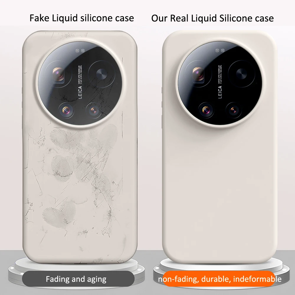 Premium Liquid Silicone Case with Wrist Strap - High Quality & Genuine