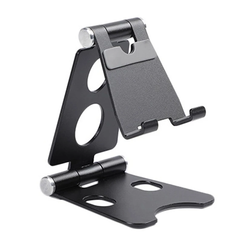 Supporto Per Tablet/Cellulare Regolabile, Supporto Per Cellulare Pieghevole, Per Home Office, Base Per Ipad Per Cellulare Nero