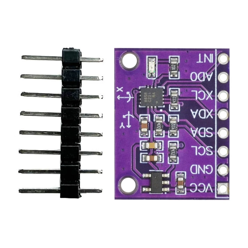 Module IMU QMI8658A/C 6-Axes Gyroscope Accéléromètre IIC pour Drone
