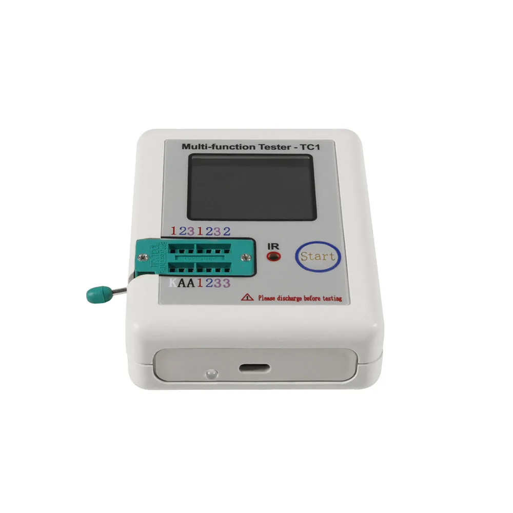 Multimeter For Diode Triode Capacitor Resistor LCR-TC1 Colorful Display Multi-functional 1.8'' TFT Backlight Transistor Tester