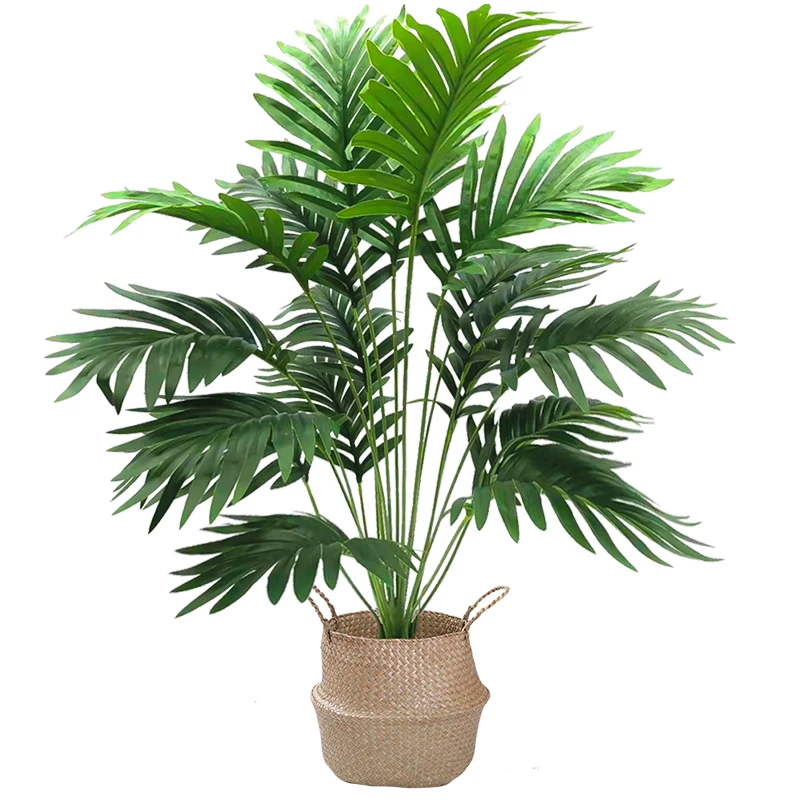 65/82cm Large Artificial Palm Tree Tall Fake Plants Tropical Monstera