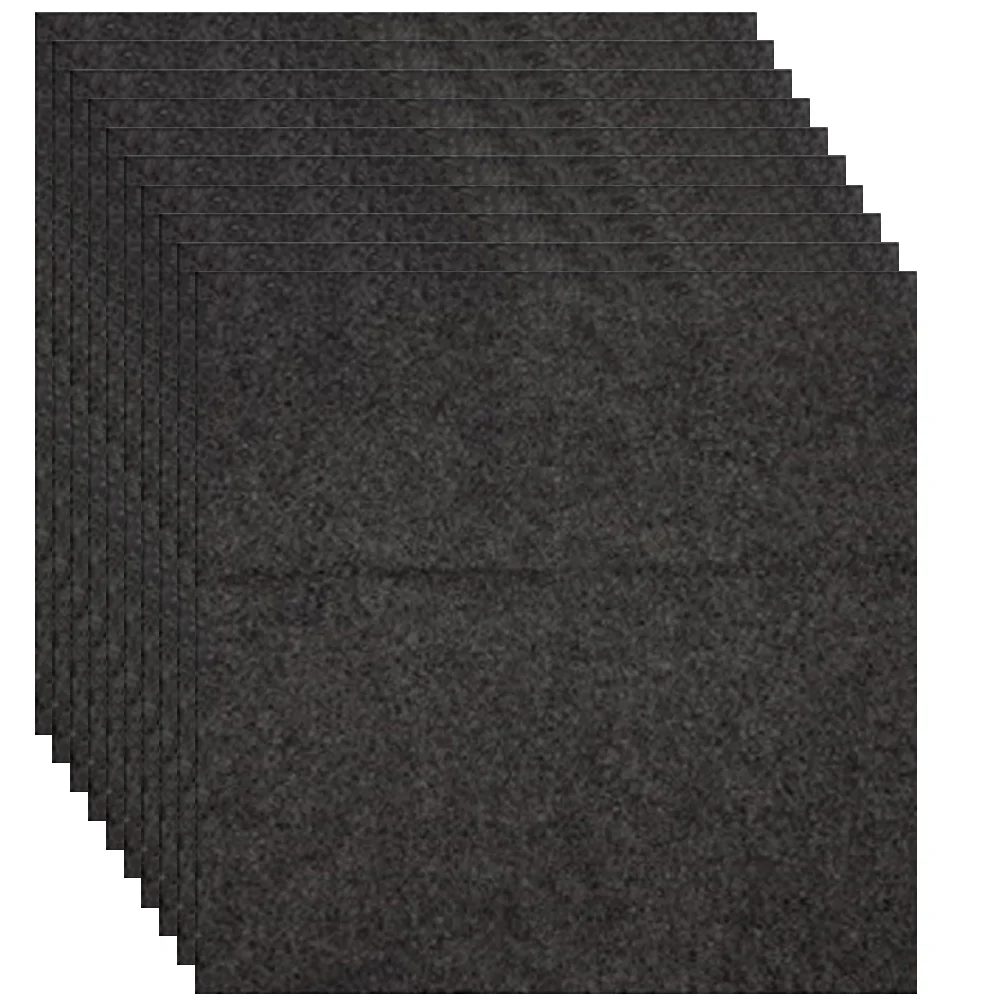 

Microfiber Dish Towels Rag Cutlery Washing Cloths Cleaning Rags Kitchen 30X30X0.1CM Black Non-woven Fabric Duster