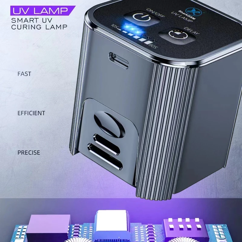 UV Curing Lamp Mini LED UV Curing Gel Curing Lights UV Glue Dryer USB Light for Phone Screen Car Glass Repair Resin