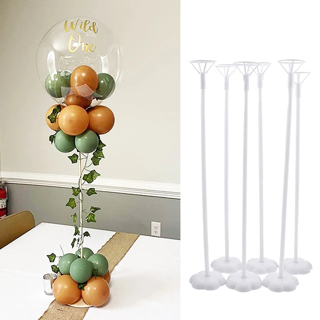 Balloon Sticks Reusable Balloon Stand Holder Balloon Stick Holder With Base  For Graduation Christmas Party Outdoor Festival - AliExpress