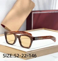 Lunettes de soleil de luxe Sterett, monture en acétate, fabriquées à la main, édition limitée, branches en forme de pagaie, qualité supérieure 5