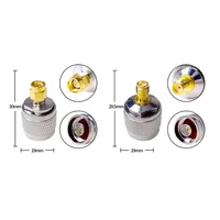 Copper Brass RF Coaxial Connector SMA to TNC UHF N Male Female PL259 SO239 Converter Antenna Adapter 4