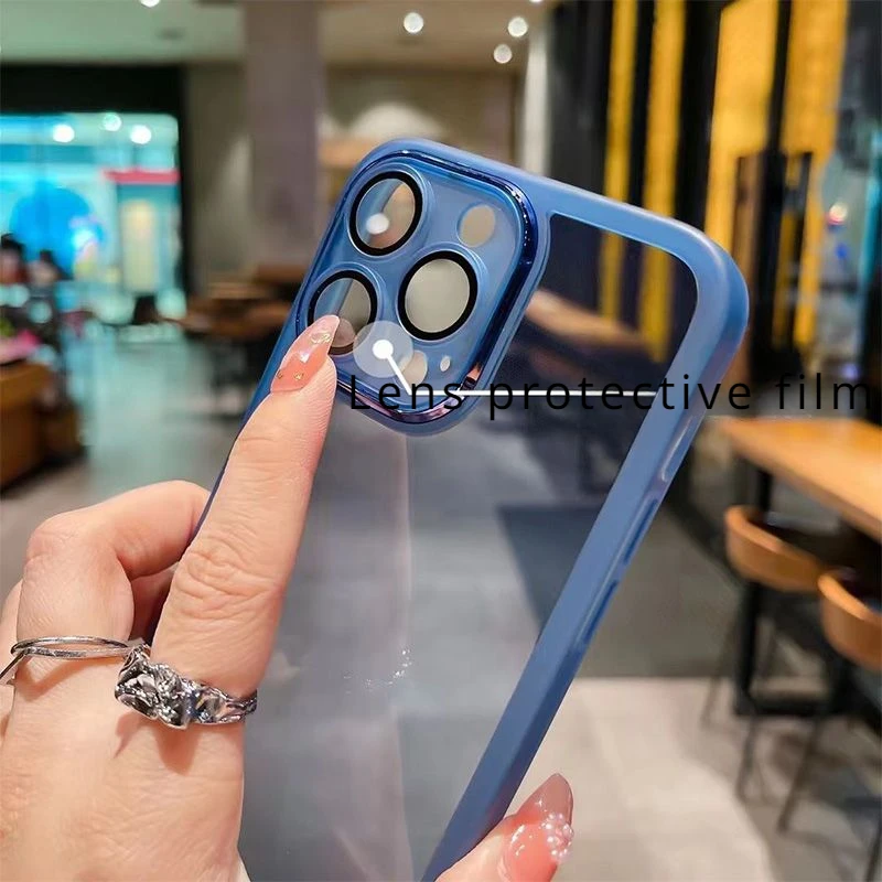 Sparkling Glitter Silicone Case with Camera Protector - Soft Back Cover