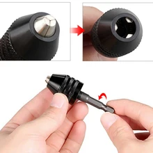 

Accurate Clamping Hex Shank Quick Change Drill Chuck Screwdriver Electric Grinder Wear Resistant Keyless Adapter High Sensitive