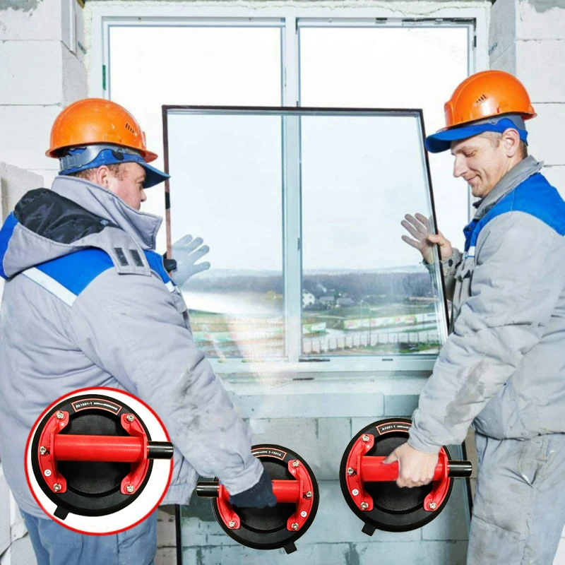 8 Inch Vacuum Suction Cup 220kg with Copper Handle Ventosas Para Vidrio Heavy Duty Lifter for Granite Tile Glass Manual Lifting