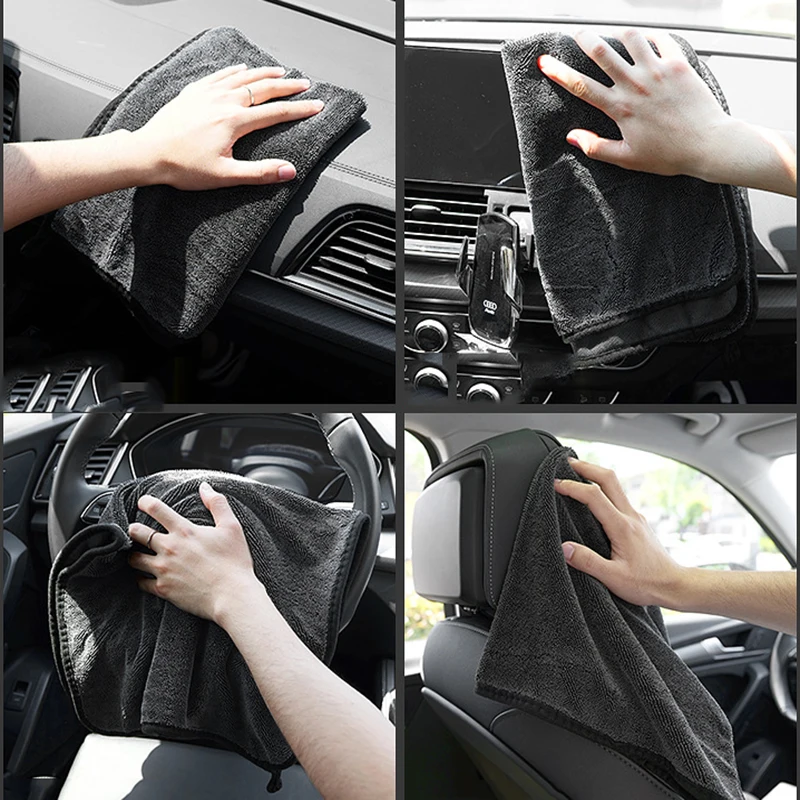Cleaning Cloth Auto Car Window Furniture Polishing Glass Mirror Cleaning Fiber Absorbent Soft Household Cleaner