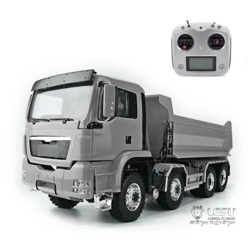 

Metal 1/14 LESU 8X8 Hydraulic Dumper Truck RC Tipper for Remote Control Tamiyay Man Outdoor Model Toys for Adults Thzh0199-SMT3
