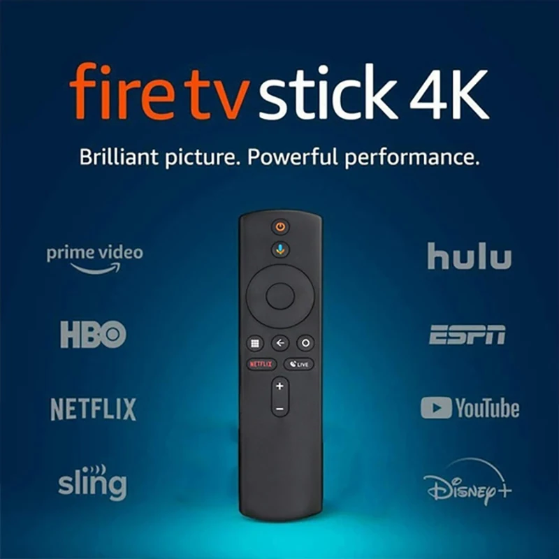 Fire TV Streaming Stick 4K Ultra HD Includes The Alexa Voice