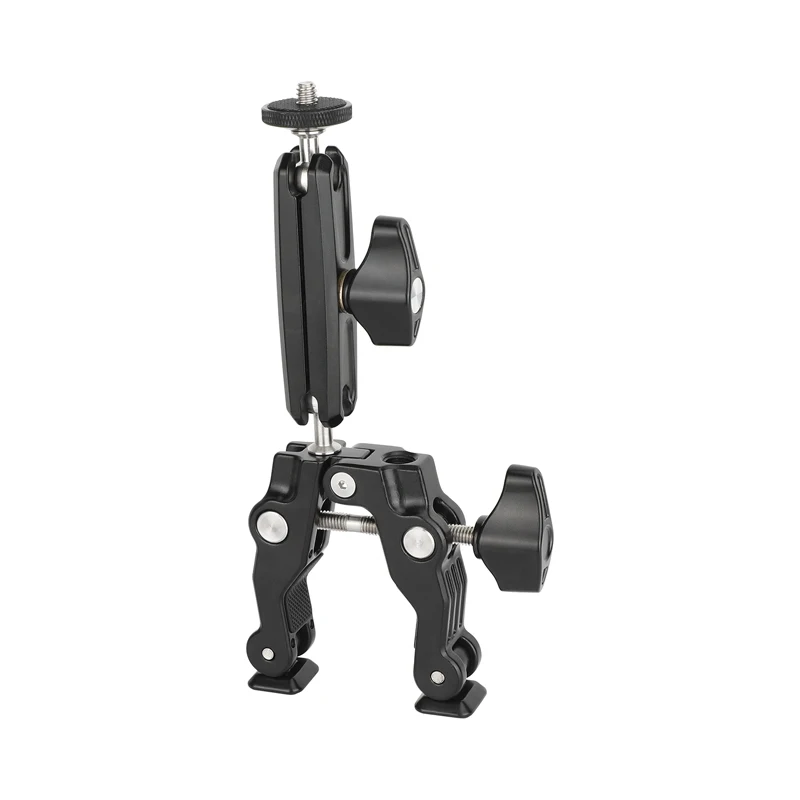 Multi-function Super Clamp with 3.5" Ball Head Magic Arm for GPS Phone Monitor V