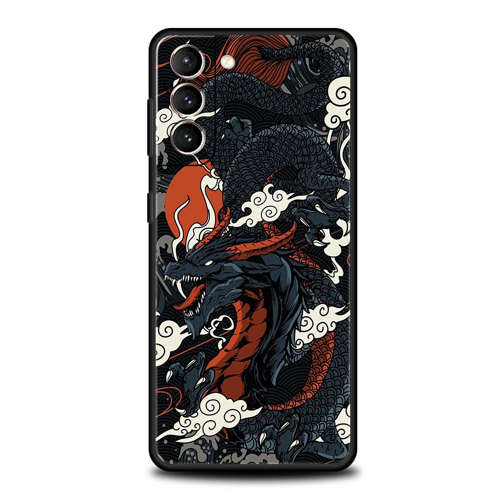 Whimsical Dragon Silicone Phone Cover