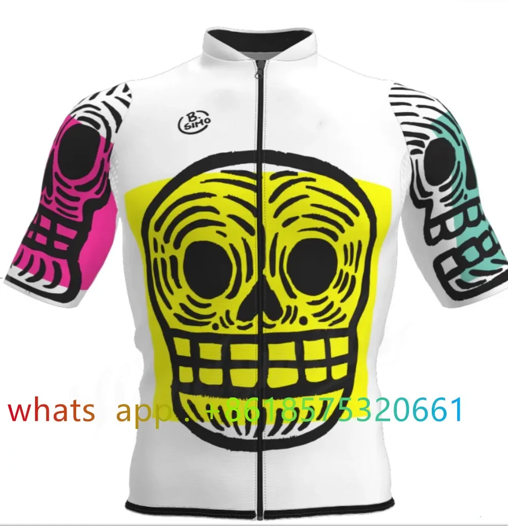 Camisa de ciclismo respirável de secagem rápida, camisa manga curta, verão bicicleta equipe roupas, esportes corrida, slopline, unisex, 2023