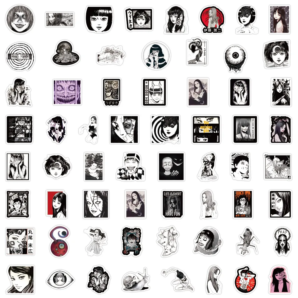 Horror Story Junji Ito Series Graffiti Stickers - 110pcs Set