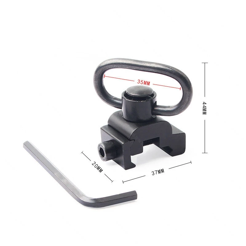 Fibbia tattica QD Strap Loop a sgancio rapido per pistola