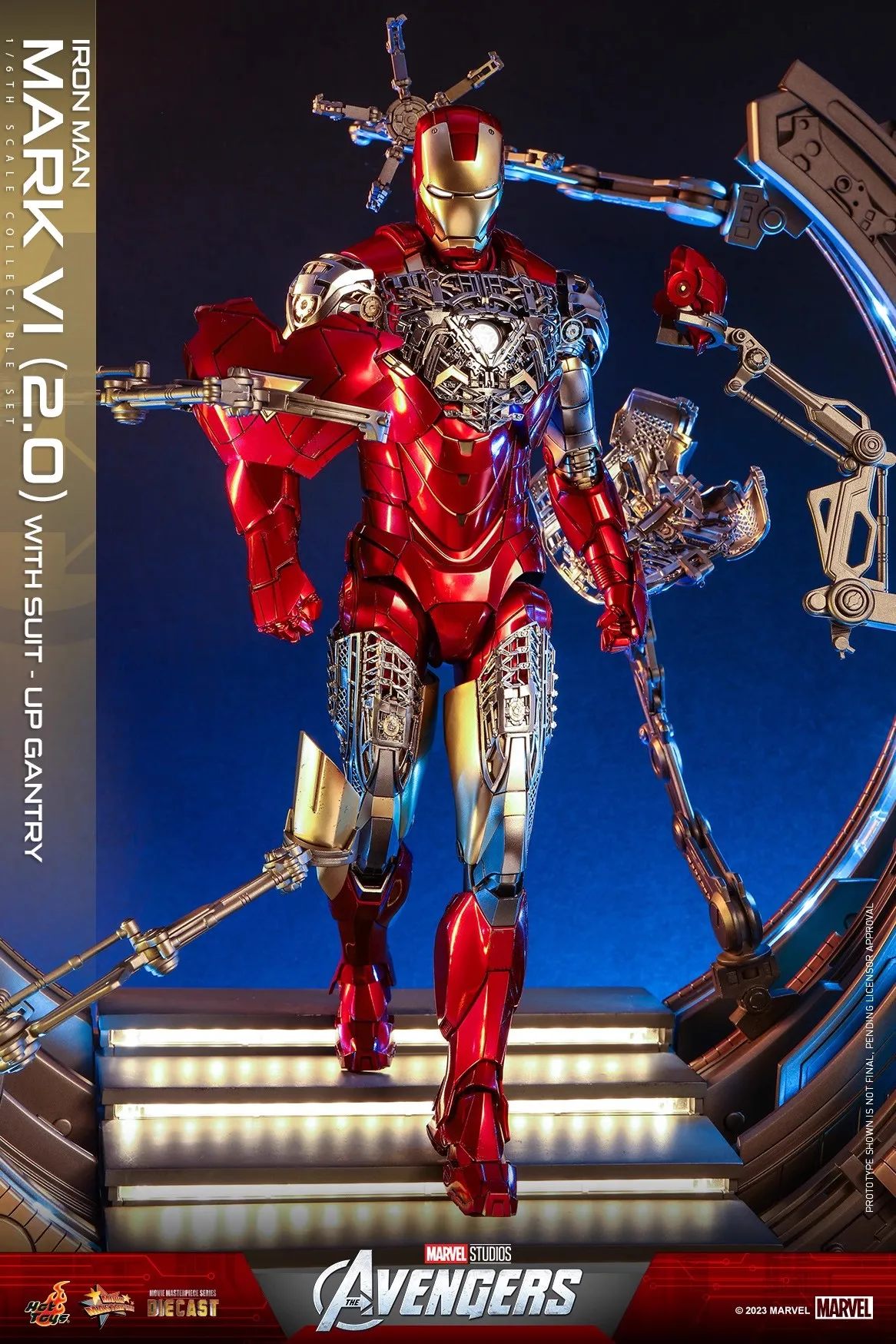 アイアンマンmk6アクションフィギュア,アベンジャーズ,アイアン