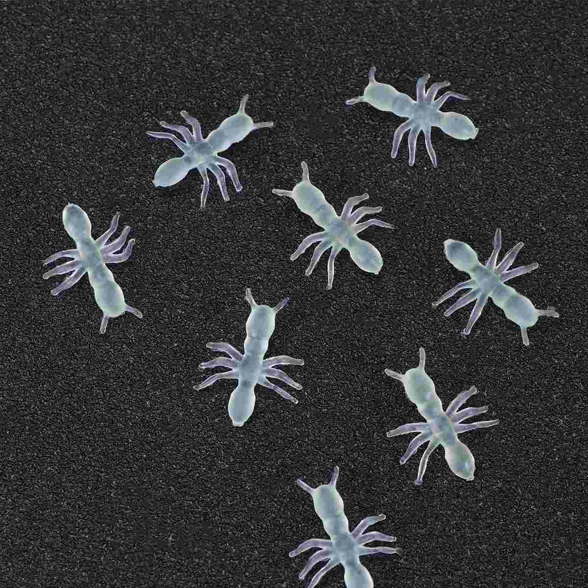 50 Pcs Artificial Simulated Ant Toys Ants Simulation Prank Mini Halloween Decoration prank toys joke toys