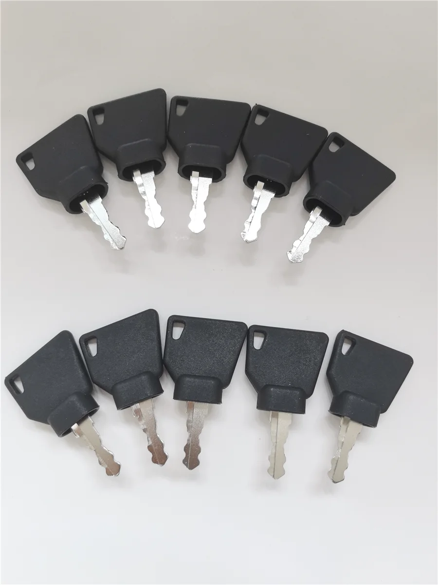 10PCS 701/45501 331/26790 333/Y1374 Ignition Start Key Switch Starter key For JCB 3CX Excavator