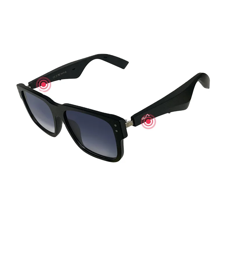 

Fashion Polarized Wireless Headset Acetate Sound Eyewear Audio Blue tooth Sunglasses earphone Smart Glasses with TWS Headphone
