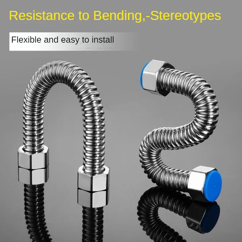 Plumbing Hose 304 Stainless Steel Basin Toilet Water Weaved