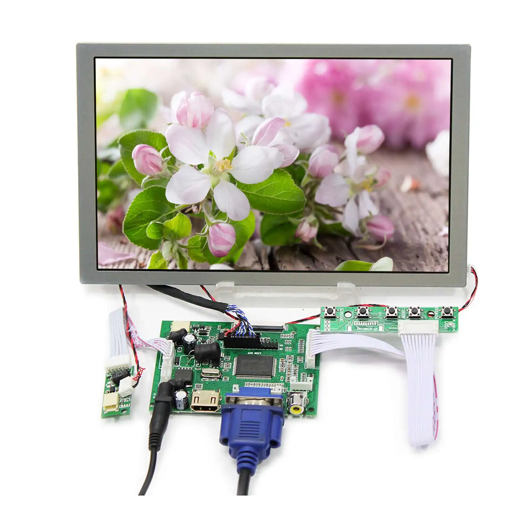 

9" AA090ME01 800X480 400nit IPS LCD Screen HD MI VGA AV LCD Controller Board