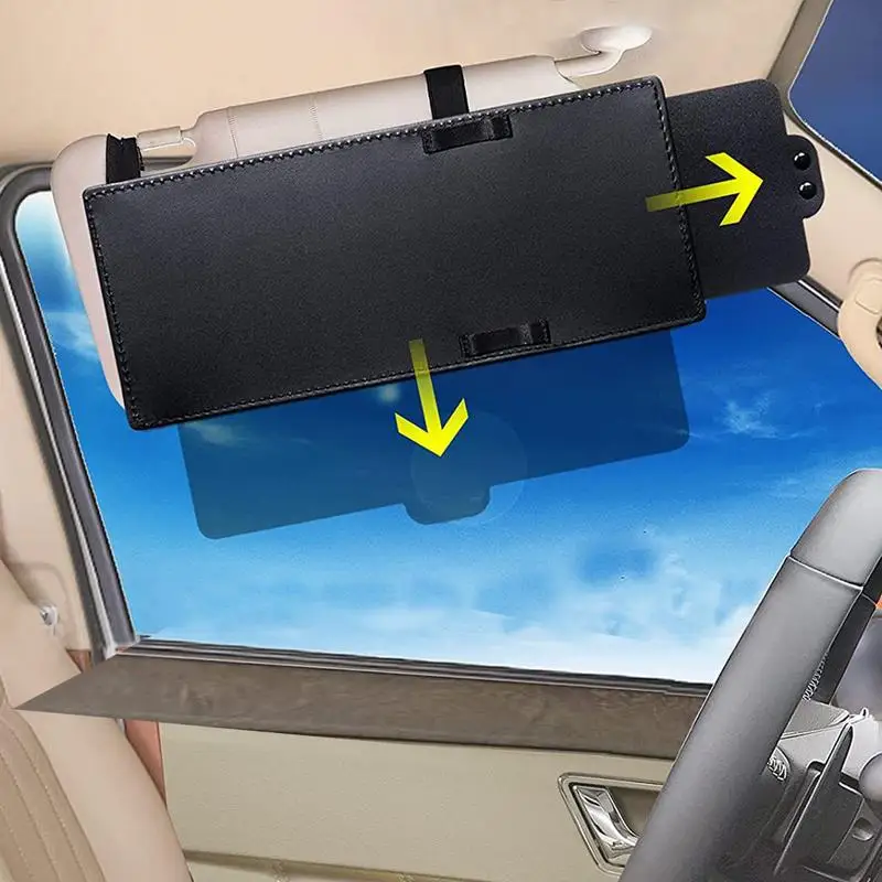 자동차 편광 선 바이저 익스텐더, 자외선 차단, 눈부심, 눈 및 안개 차단
