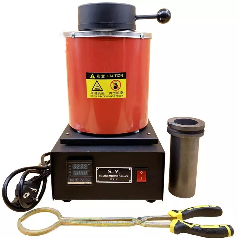 Mini 1/2/3KG Melting Furnace Melting Induction for GOLD and Silver Copper