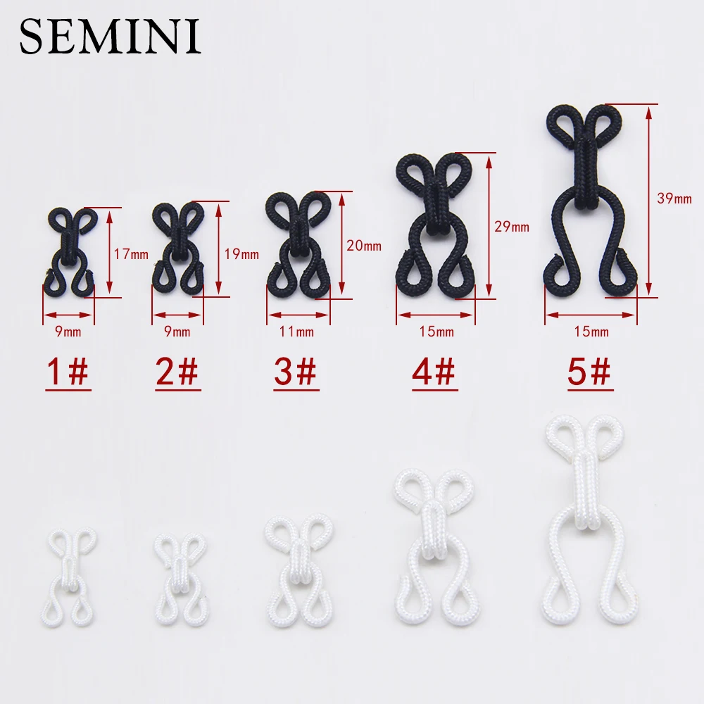 10pcs combined Copper Buttons Sewing Hooks And Eyes Closure for Bra Clothing Trousers Skirt Sewing DIY Clasp Buckle Accessory 2